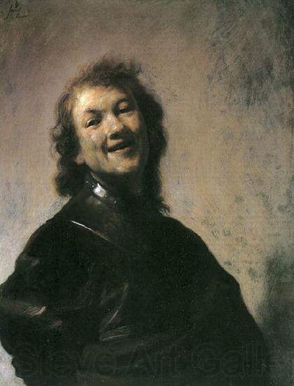 REMBRANDT Harmenszoon van Rijn Rembrandt laughing Germany oil painting art